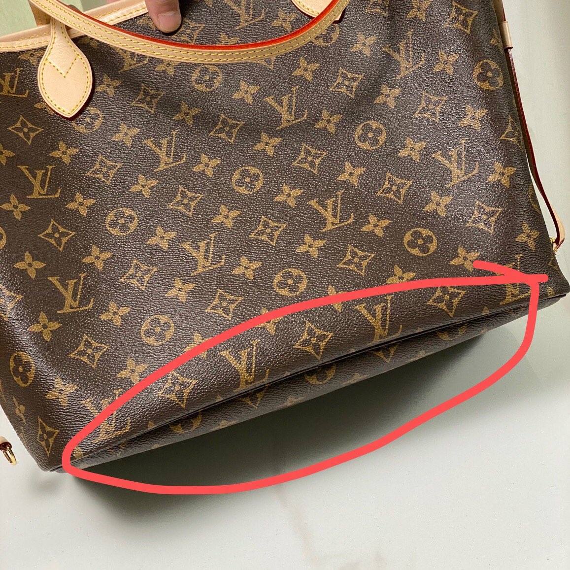 Ellebag’s 1:1 Replica of Louis Vuitton M41177 Neverfull Medium Tote – The Iconic Monogram with Red Interior （2024 Nov updated）-Legjobb minőségű hamis Louis Vuitton táska online áruház, replika designer táska ru