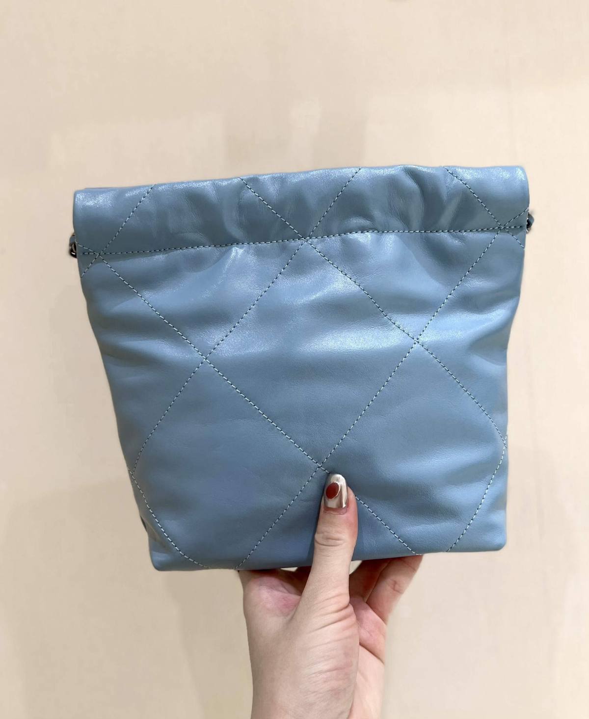 A Symphony in Blue: Ellebag super fake CHANEL 22 Mini Bag in Sky Blue (2024 Nov Updated)-Meilleure qualité de faux sac Louis Vuitton en ligne, réplique de sac de créateur ru