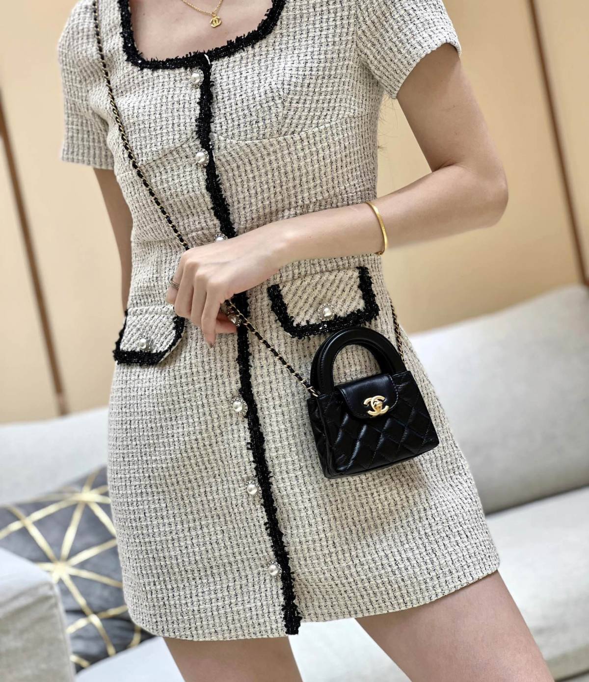 Chanel Replica: The Exquisite Kelly-Style Clutch with Chain by Ellebag(2024 Nov Updated)-Best Quality Replica designer Bag factory in China