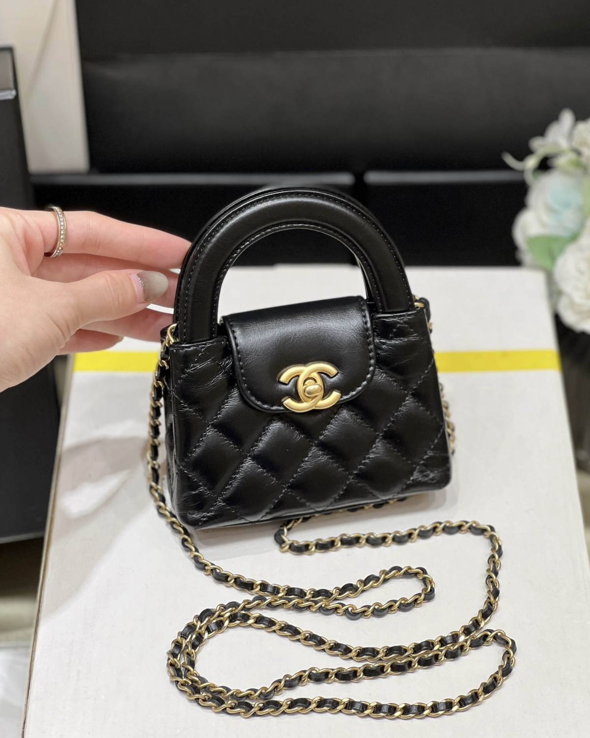 Chanel Replica: The Exquisite Kelly-Style Clutch with Chain by Ellebag(2024 Nov Updated)-Bästa kvalitet Fake Louis Vuitton Bag Online Store, Replica designer bag ru