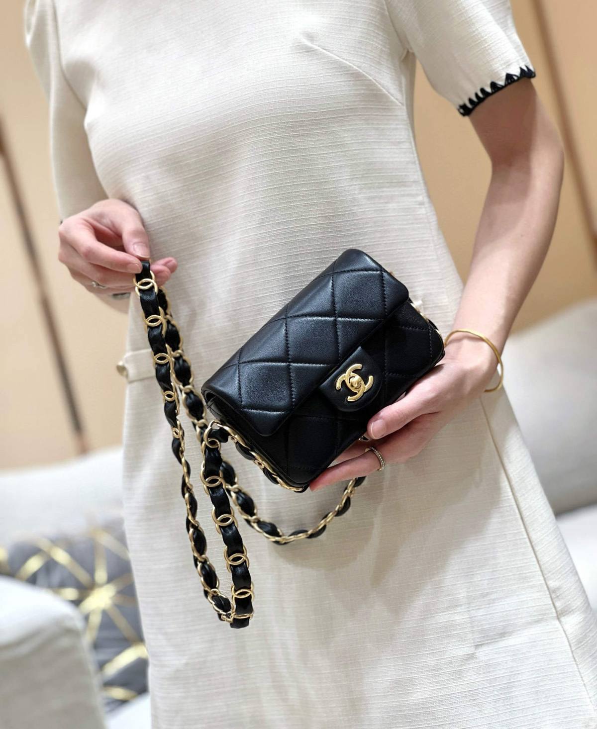 Elegance in Craftsmanship: Ellebag super replica Chanel AS5175 Flap Bag(2024 Nov Updated)-Negozio in linea della borsa falsa di Louis Vuitton di migliore qualità, borsa del progettista della replica ru