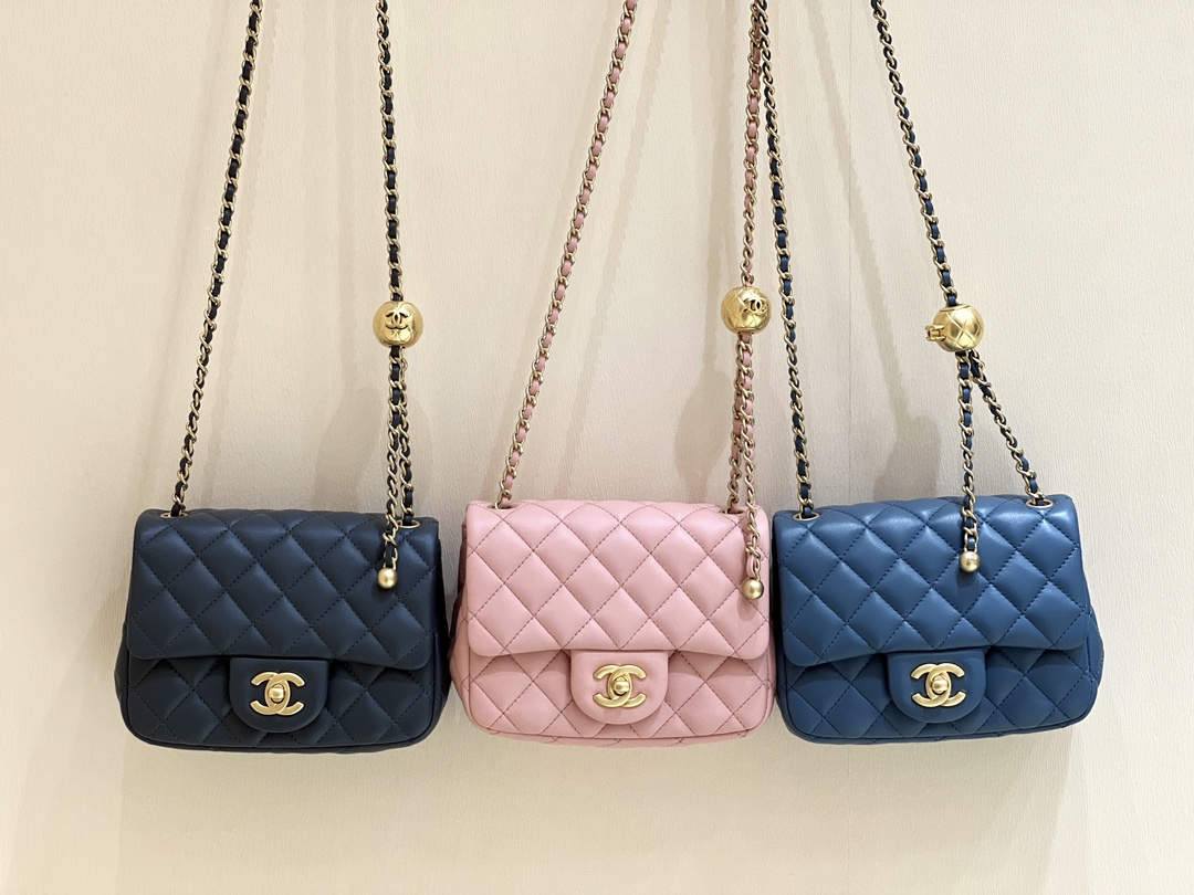 Ellebag highest replica Chanel CF with CC Gold Ball on Chain: A Delicate Pink Mini Delight(2024 Dec Updated)-Best Quality Fake Louis Vuitton Bag Online Store, Replica designer bag ru