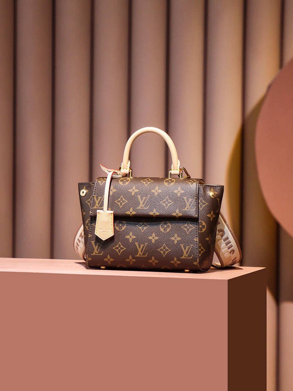 Ellebag’s 1:1 Replica of Louis Vuitton Cluny BB M46372 & Cluny Mini M46055: Crafting Luxury with Precision(2024 Dec Updated)-Zoo Zoo Fake Louis Vuitton Hnab Online Khw, Replica designer hnab ru