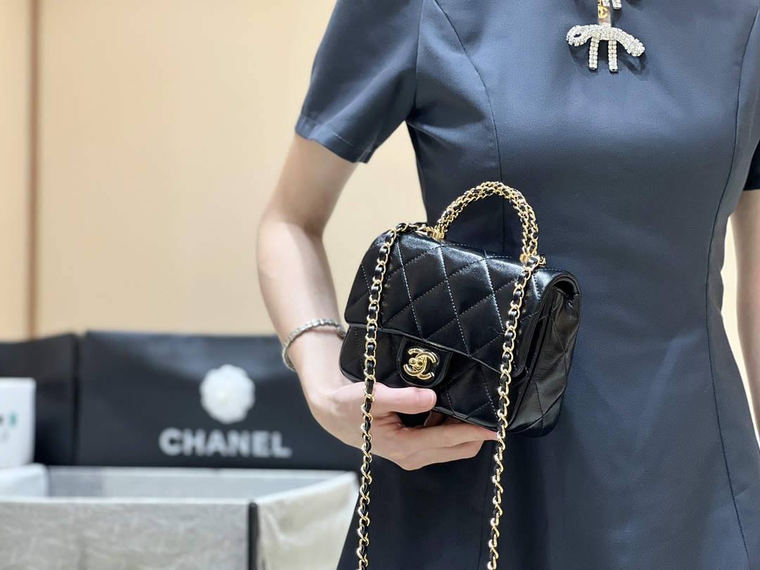 Ellebag super fake Chanel 24B Mini Flap Bag with Top Handle: A 2024 Masterpiece(2024 Dec Updated)-Meilleure qualité de faux sac Louis Vuitton en ligne, réplique de sac de créateur ru