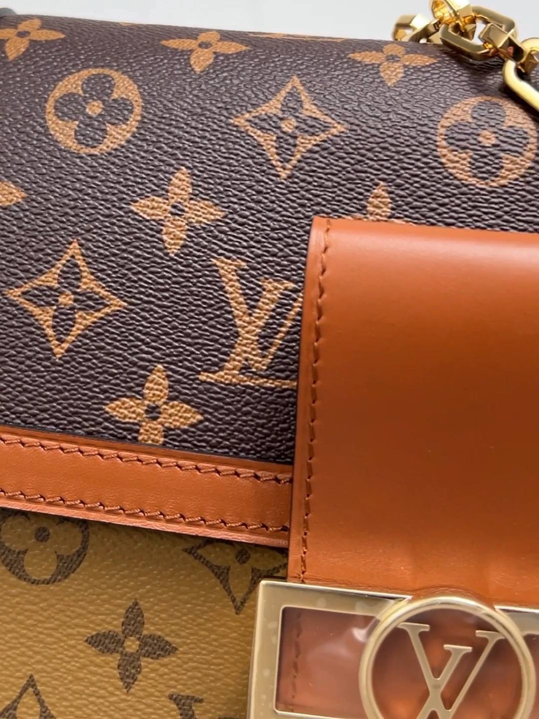 Ellebag’s 1:1 Replica of Louis Vuitton M45555 Dauphine 25cm Handbag(2024 Dec Updated)-Meilleure qualité de faux sac Louis Vuitton en ligne, réplique de sac de créateur ru