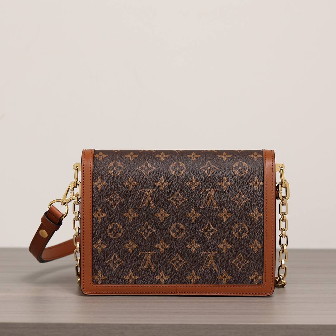 Ellebag’s 1:1 Replica of Louis Vuitton M45555 Dauphine 25cm Handbag(2024 Dec Updated)-Meilleure qualité de faux sac Louis Vuitton en ligne, réplique de sac de créateur ru