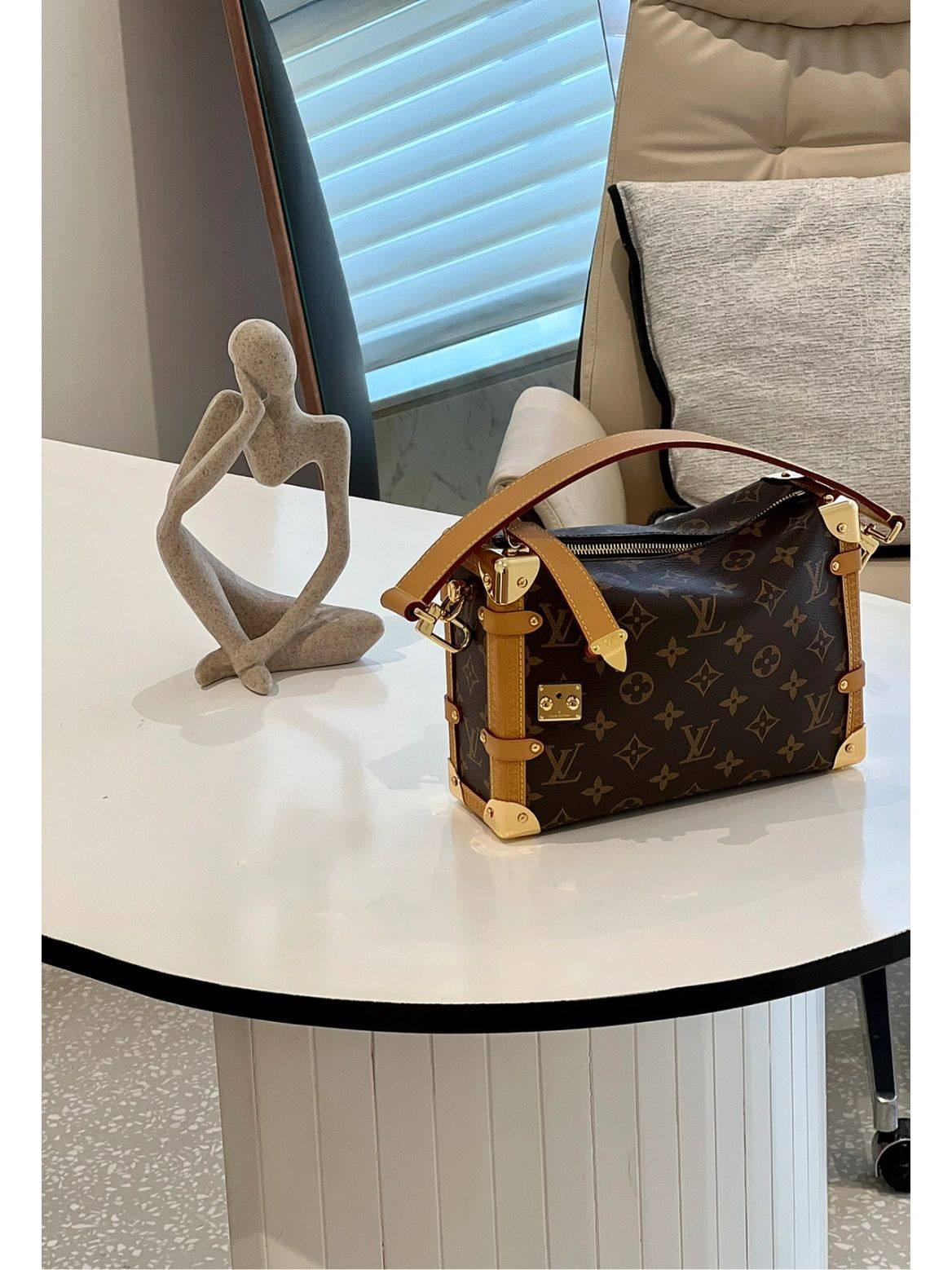 Ellebag’s 1:1 Replica of Louis Vuitton M46358 SIDE TRUNK Handbag: A Masterpiece of Craftsmanship(2024 Dec Updated)-Best Quality Fake Louis Vuitton Bag Online Store, Replica designer bag ru