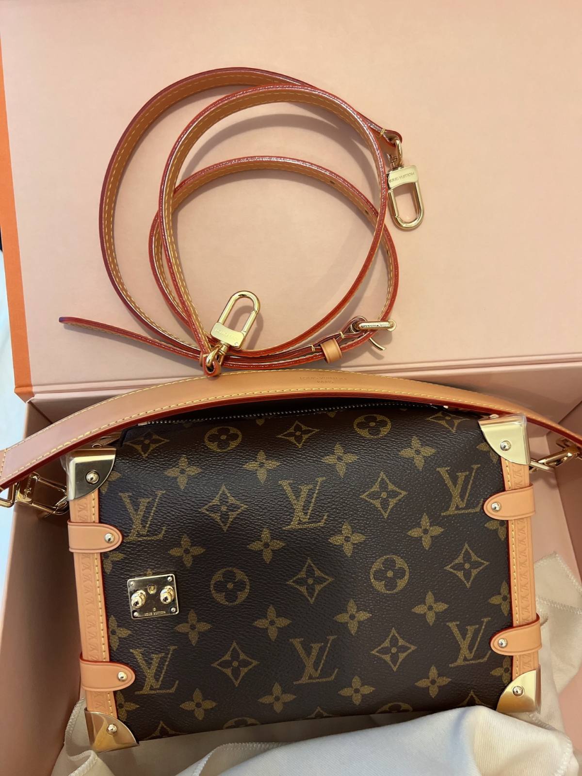 Ellebag’s 1:1 Replica of Louis Vuitton M46358 SIDE TRUNK Handbag: A Masterpiece of Craftsmanship(2024 Dec Updated)-Best Quality Fake Louis Vuitton Bag Online Store, Replica designer bag ru