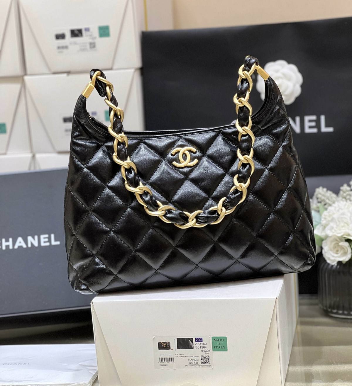 Ellebag super fake Chanel Medium Hobo Bag 2024: A Sophisticated Blend of Craftsmanship and Elegance(2024 Dec Updated)-Molemo ka ho Fetisisa Lebenkele la Lebenkele la Marang-rang la Fake Louis Vuitton, Replica designer bag ru