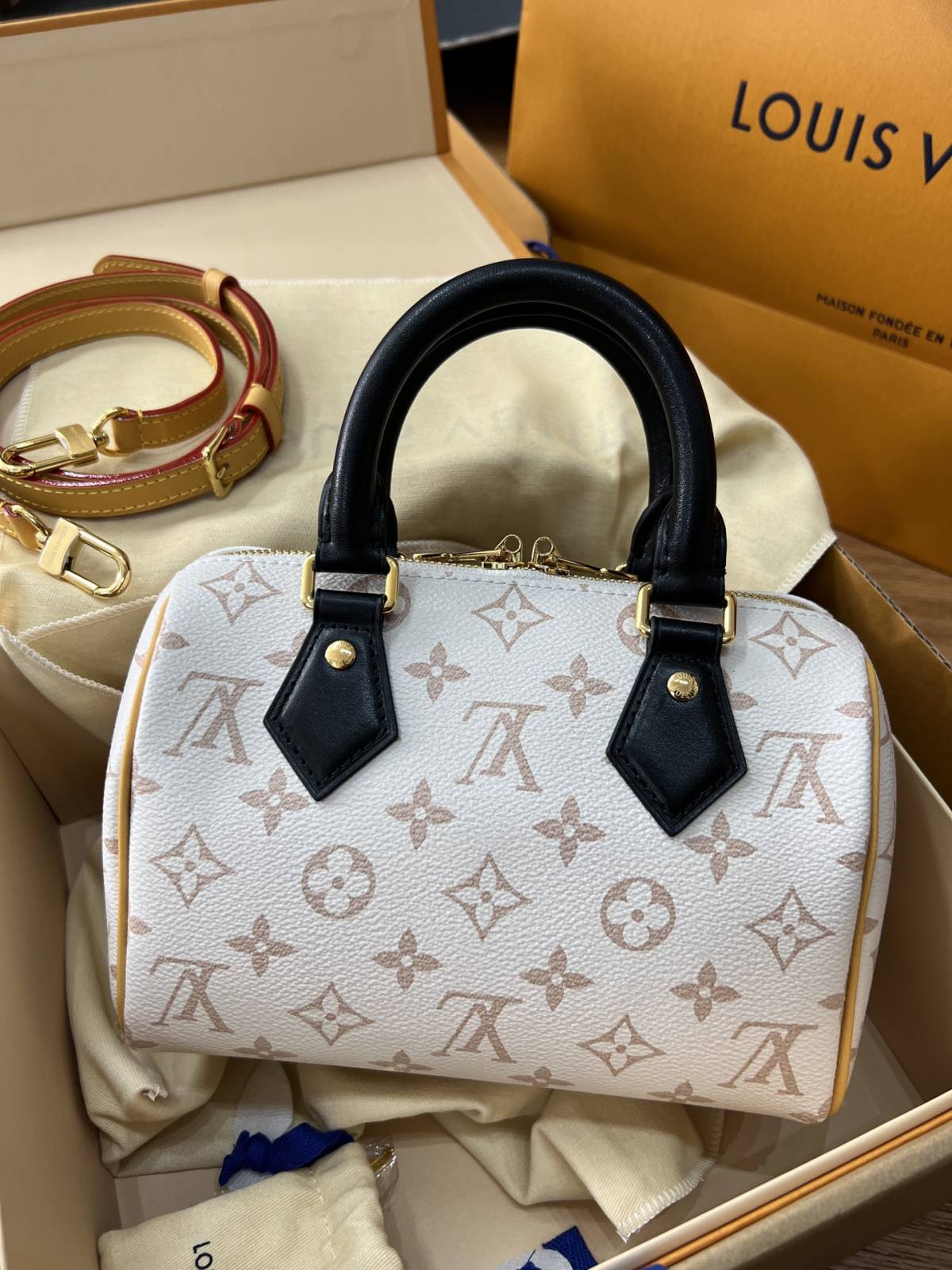 Ellebag’s 1:1 Replica of Louis Vuitton M46906 Speedy Bandoulière 20: A Masterful Recreation of Iconic Craftsmanship(2024 Dec Updated)-Molemo ka ho Fetisisa Lebenkele la Lebenkele la Marang-rang la Fake Louis Vuitton, Replica designer bag ru