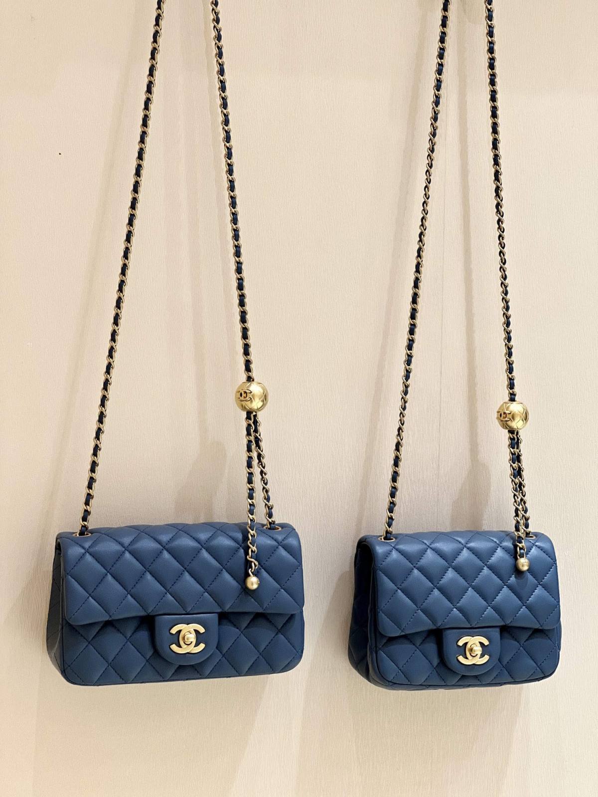 Ellebag super fake Chanel Mini Flap Bag with CC Gold Ball on Chain: A Sky-Blue Elegance(2024 Dec Updated)-Best Quality Fake Louis Vuitton Bag Online Store, Replica designer bag ru