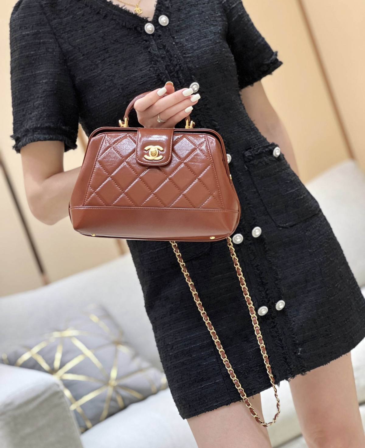 Ellebag super fake Chanel’s Oil Wax Leather Hobo Bag(2024 Dec Updated)-Best Quality Fake Louis Vuitton Bag Online Store, Replica designer bag ru