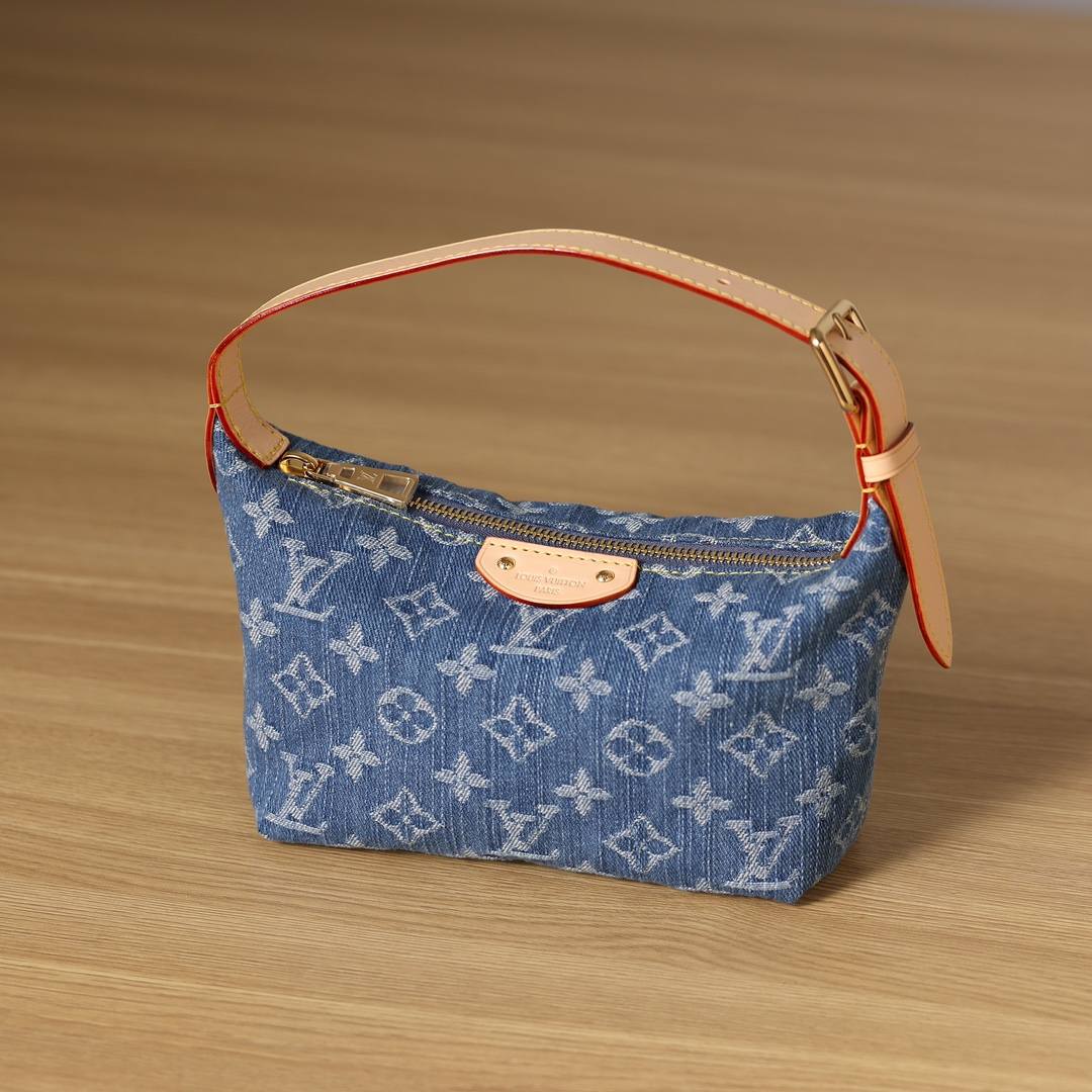 Ellebag’s 1:1 Replica of Louis Vuitton M82949 Hills Pochette: The Art of Denim Craftsmanship(2024 Dec Updated)-Best Quality Fake Louis Vuitton Bag Online Store, Replica designer bag ru