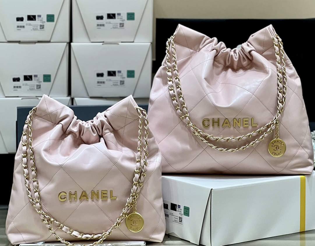 Ellebag super fake Franch Hass leather Chanel 22 Handbag craftsmanship in pink(2024 Dec Updated)-Best Quality Fake Louis Vuitton Bag Online Store, Replica designer bag ru