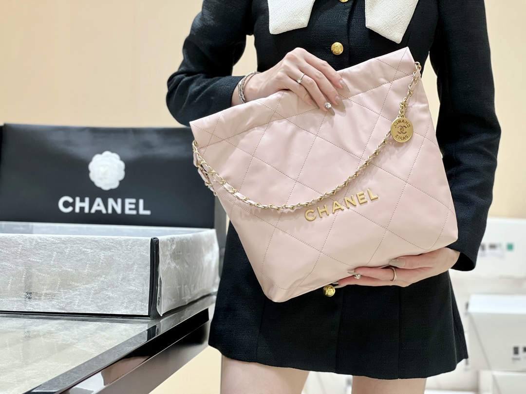 Ellebag super fake Franch Hass leather Chanel 22 Handbag craftsmanship in pink(2024 Dec Updated)-Best Quality Fake Louis Vuitton Bag Online Store, Replica designer bag ru