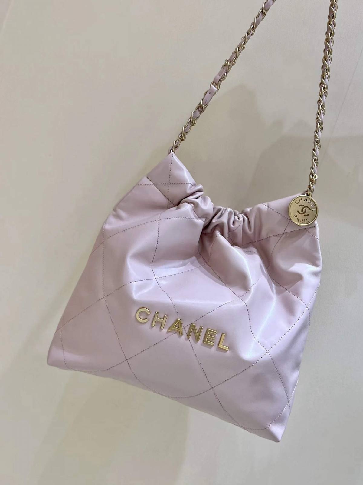 Ellebag super fake Franch Hass leather Chanel 22 Handbag craftsmanship in pink(2024 Dec Updated)-Best Quality Fake Louis Vuitton Bag Online Store, Replica designer bag ru