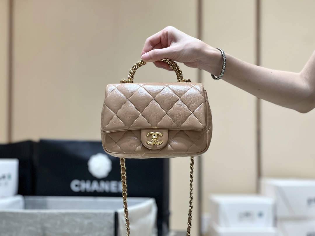 Ellebag super fake The 24B Mini Flap Bag with Top Handle: A Timeless Icon in Milk Tea Hues(2024 Dec Updated)-उत्तम गुणवत्ता नकली लुई Vuitton बैग ऑनलाइन स्टोर, प्रतिकृति डिजाइनर बैग ru