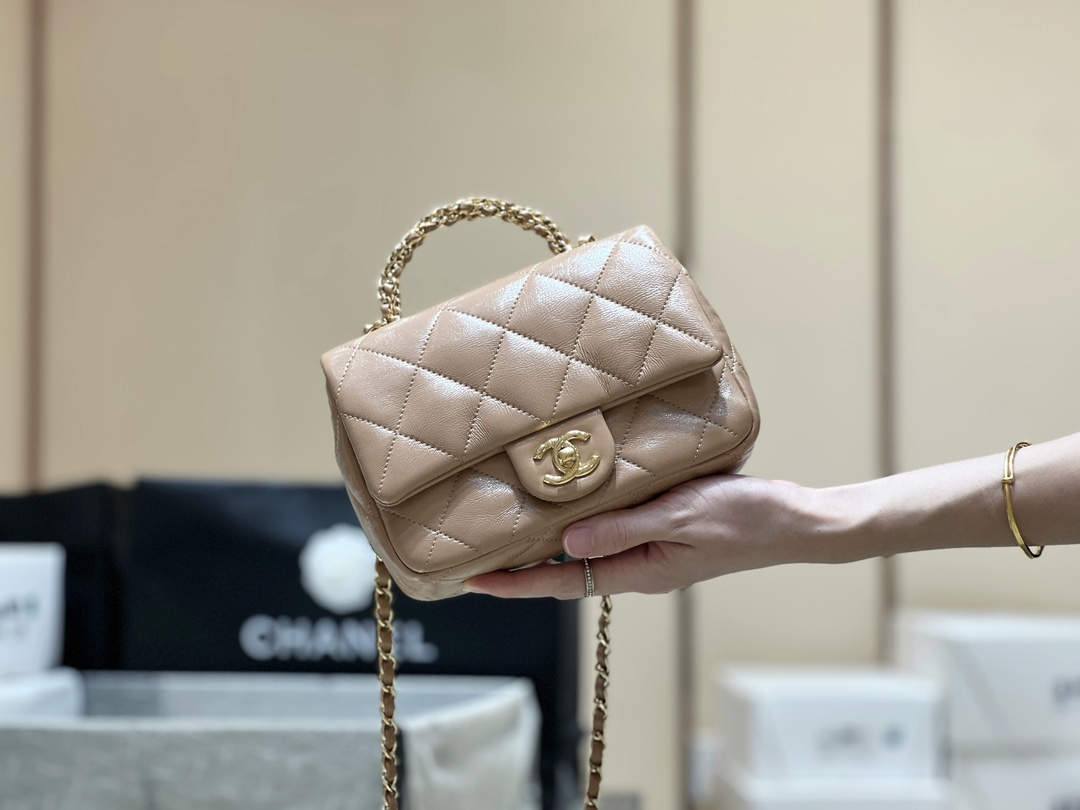 Ellebag super fake The 24B Mini Flap Bag with Top Handle: A Timeless Icon in Milk Tea Hues(2024 Dec Updated)-उत्तम गुणवत्ता नकली लुई Vuitton बैग ऑनलाइन स्टोर, प्रतिकृति डिजाइनर बैग ru