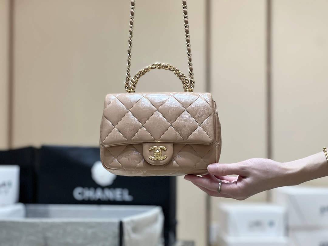 Ellebag super fake The 24B Mini Flap Bag with Top Handle: A Timeless Icon in Milk Tea Hues(2024 Dec Updated)-उत्तम गुणवत्ता नकली लुई Vuitton बैग ऑनलाइन स्टोर, प्रतिकृति डिजाइनर बैग ru