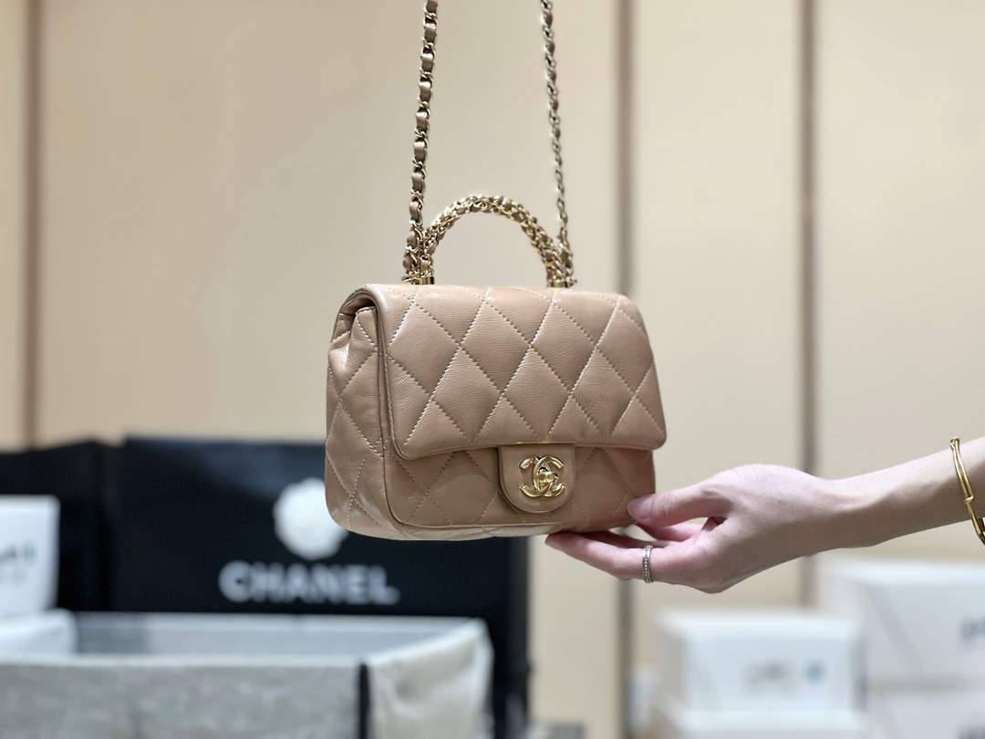 Ellebag super fake The 24B Mini Flap Bag with Top Handle: A Timeless Icon in Milk Tea Hues(2024 Dec Updated)-उत्तम गुणवत्ता नकली लुई Vuitton बैग ऑनलाइन स्टोर, प्रतिकृति डिजाइनर बैग ru