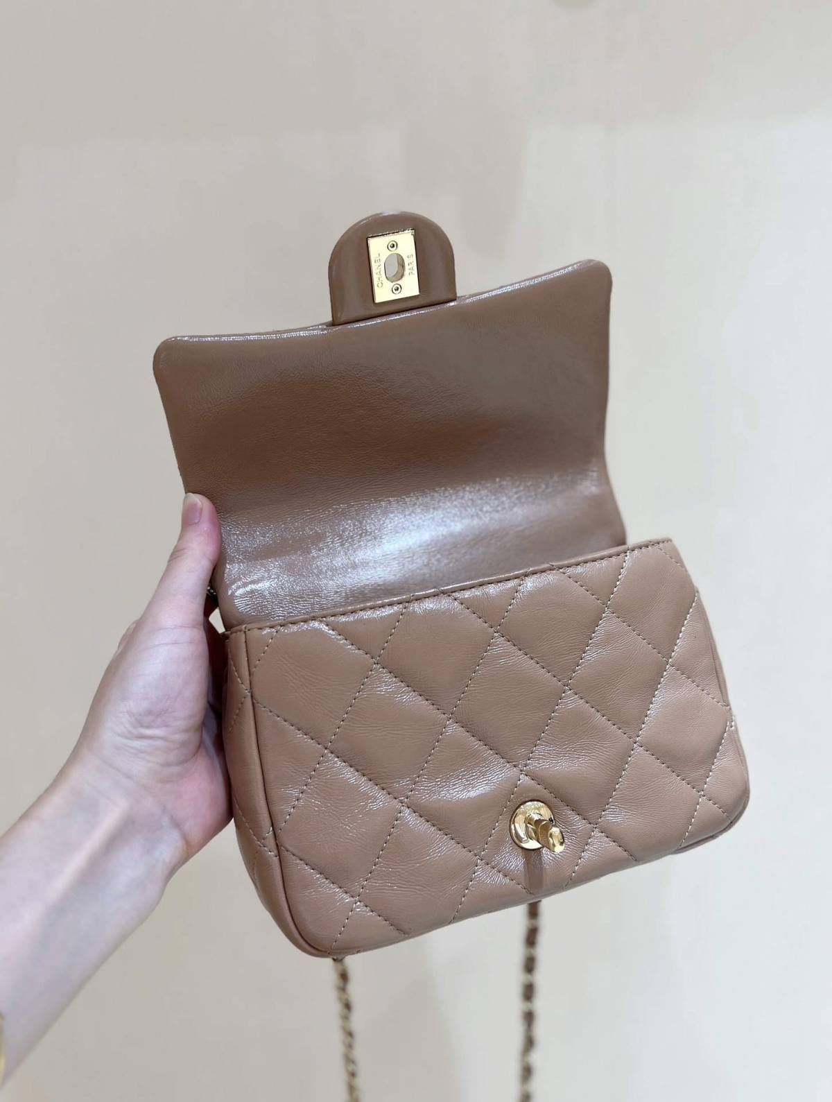 Ellebag super fake The 24B Mini Flap Bag with Top Handle: A Timeless Icon in Milk Tea Hues(2024 Dec Updated)-उत्तम गुणवत्ता नकली लुई Vuitton बैग ऑनलाइन स्टोर, प्रतिकृति डिजाइनर बैग ru