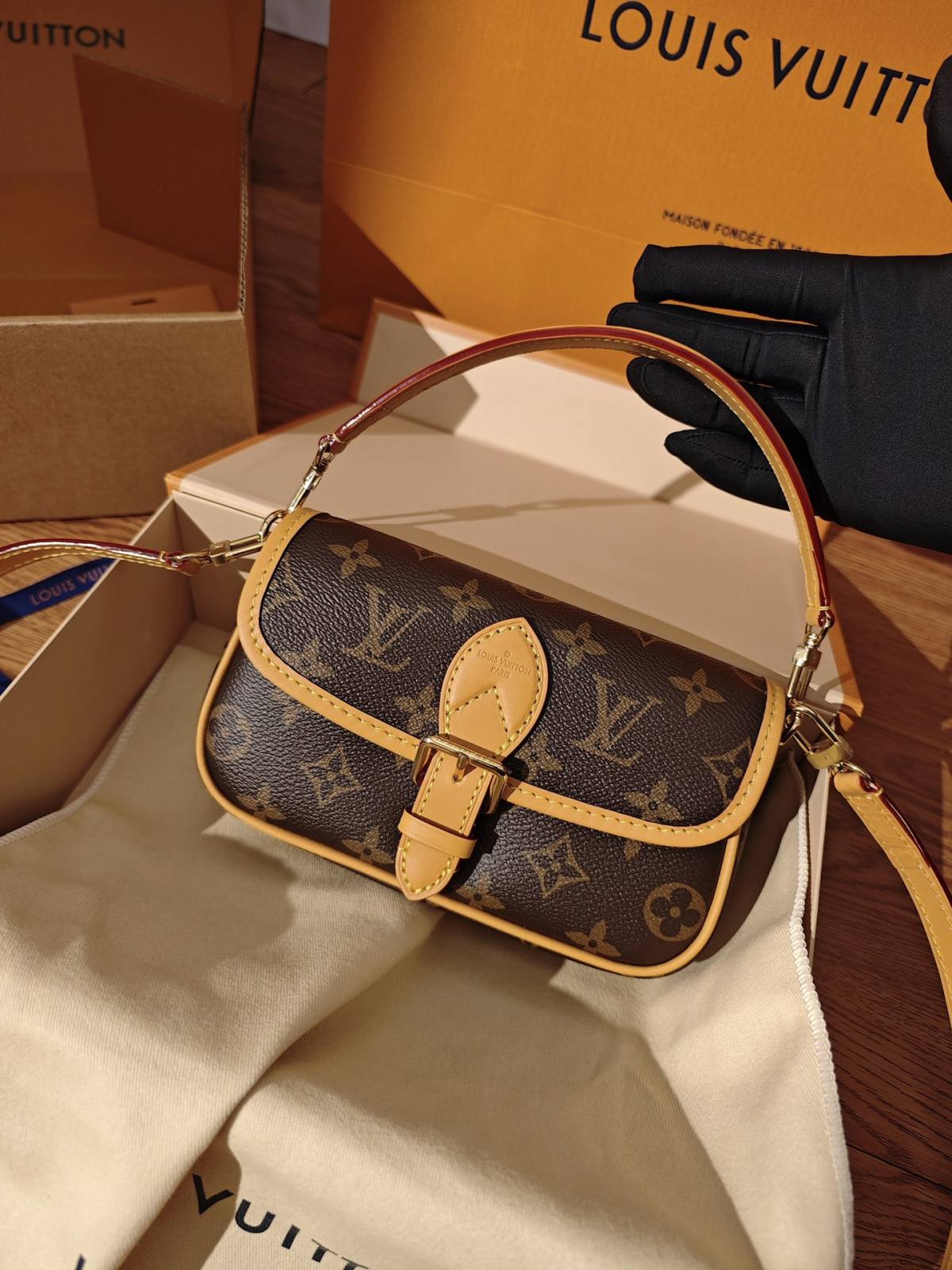 Ellebag’s 1:1 Replica of Louis Vuitton M83298 Nano Diane Handbag: A Luxurious Miniature Masterpiece  Introduction: The Art of Compact Luxury(2024 Dec Updated)-Best Quality Fake Louis Vuitton Bag Online Store, Replica designer bag ru