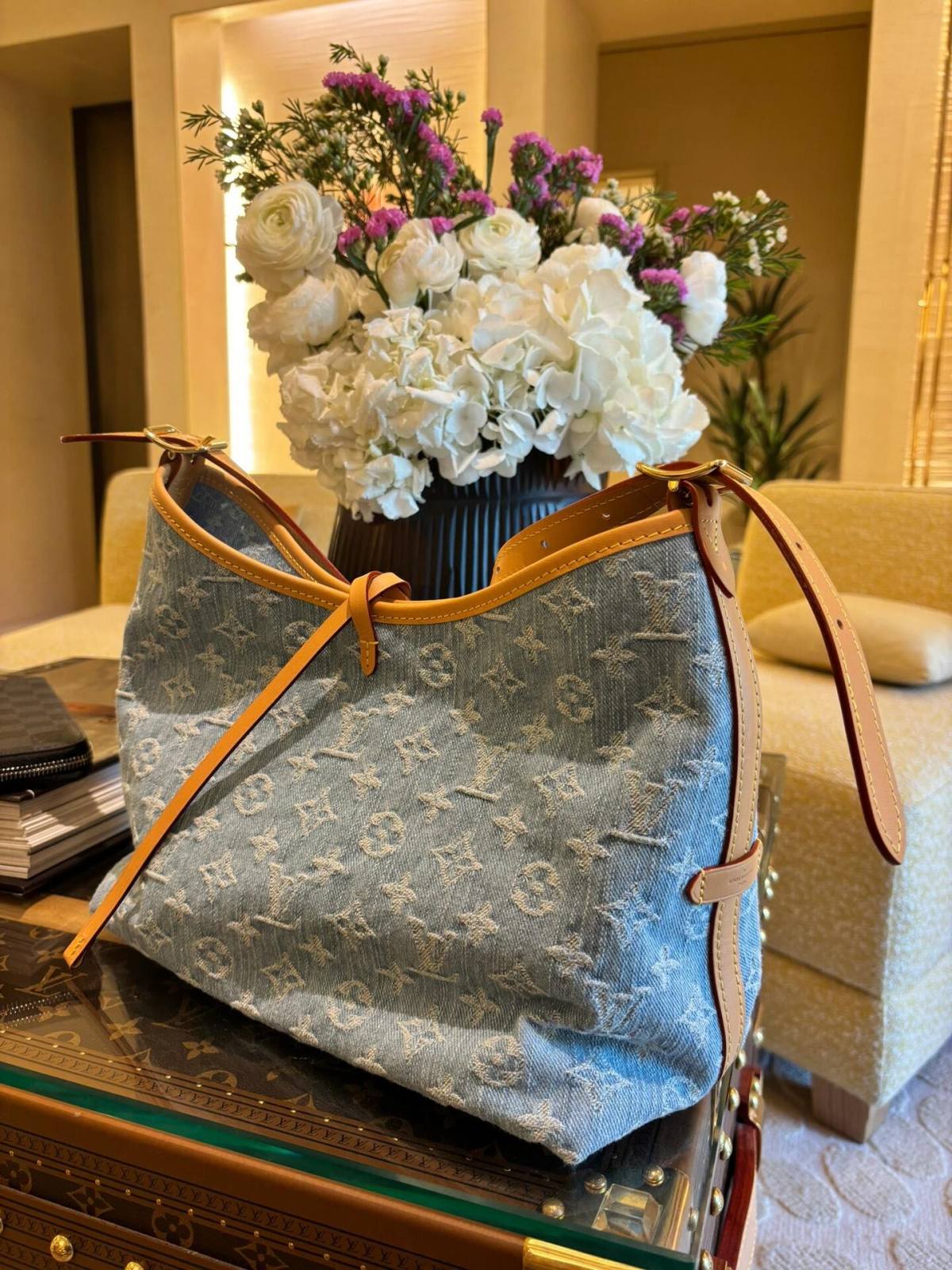 Ellebag’s Art of Precision: M11462 Carryall Small Handbag – A Perfect 1:1 Replica of Louis Vuitton’s Monogram Denim Carryall(2024 Dec Updated)-Best Quality Fake Louis Vuitton Bag Online Store, Replica designer bag ru