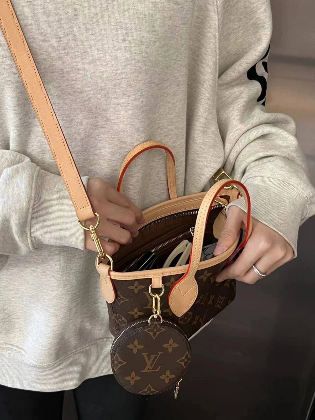 Ellebag’s Masterful 1:1 Replica of Louis Vuitton M46705 NEVERFULL BB Handbag(2024 Dec Updated)-Best Quality Fake Louis Vuitton Bag Online Store, Replica designer bag ru