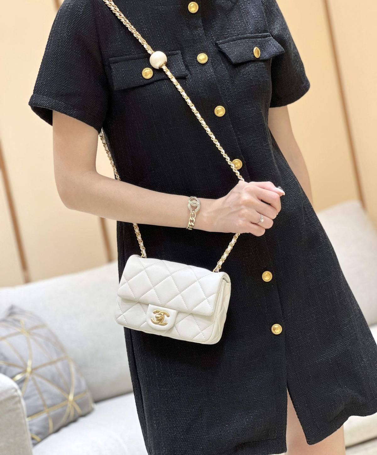 Ellebag Super replica Chanel Mini Flap Bag (AS4868): The Epitome of Craftsmanship and Elegance(2024 Dec updated)-Best Quality Fake Louis Vuitton Bag Online Store, Replica designer bag ru