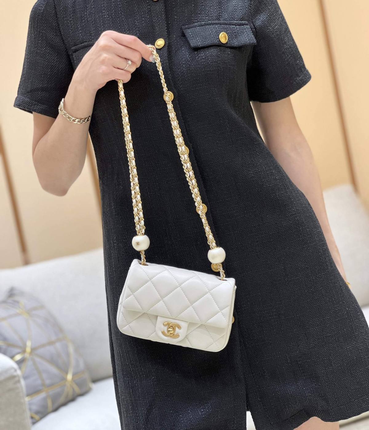 Ellebag Super replica Chanel Mini Flap Bag (AS4868): The Epitome of Craftsmanship and Elegance(2024 Dec updated)-Best Quality Fake Louis Vuitton Bag Online Store, Replica designer bag ru