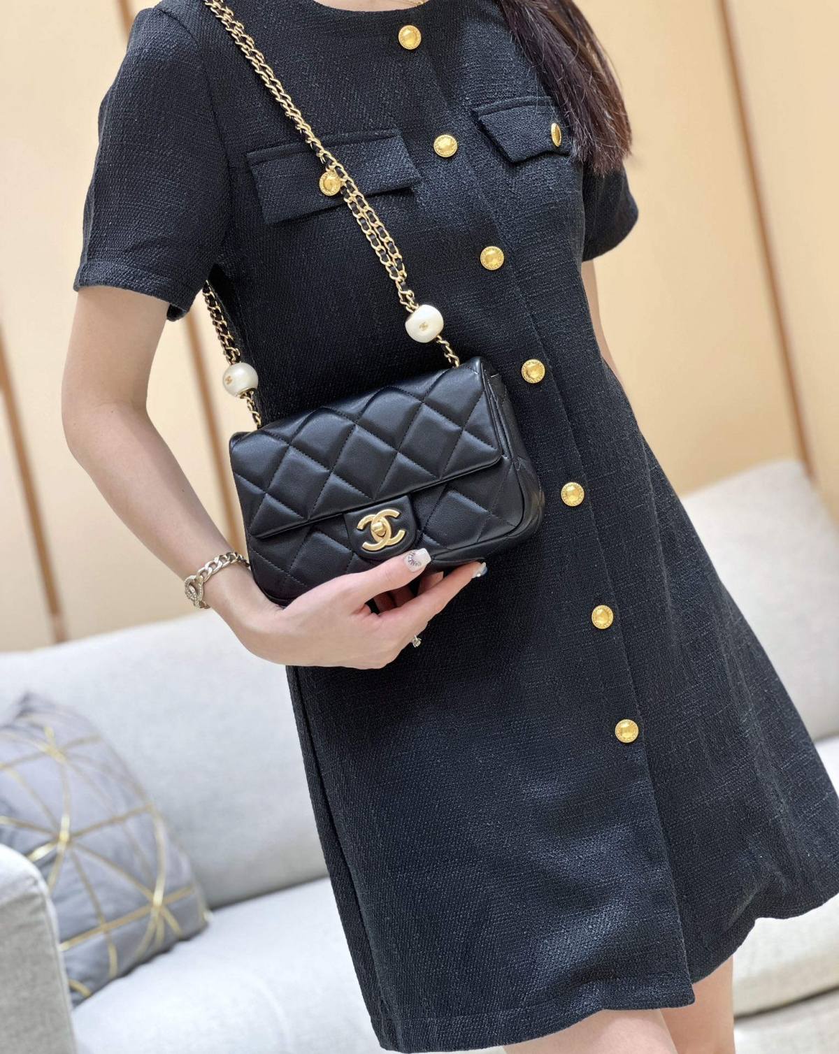 Ellebag super replica Chanel Small Flap Bag (AS4861): A Testament to Elegance and Craftsmanship (2024 Dec updated)-Ti o dara ju Didara iro Louis Vuitton apo Online itaja, Ajọra onise apo ru