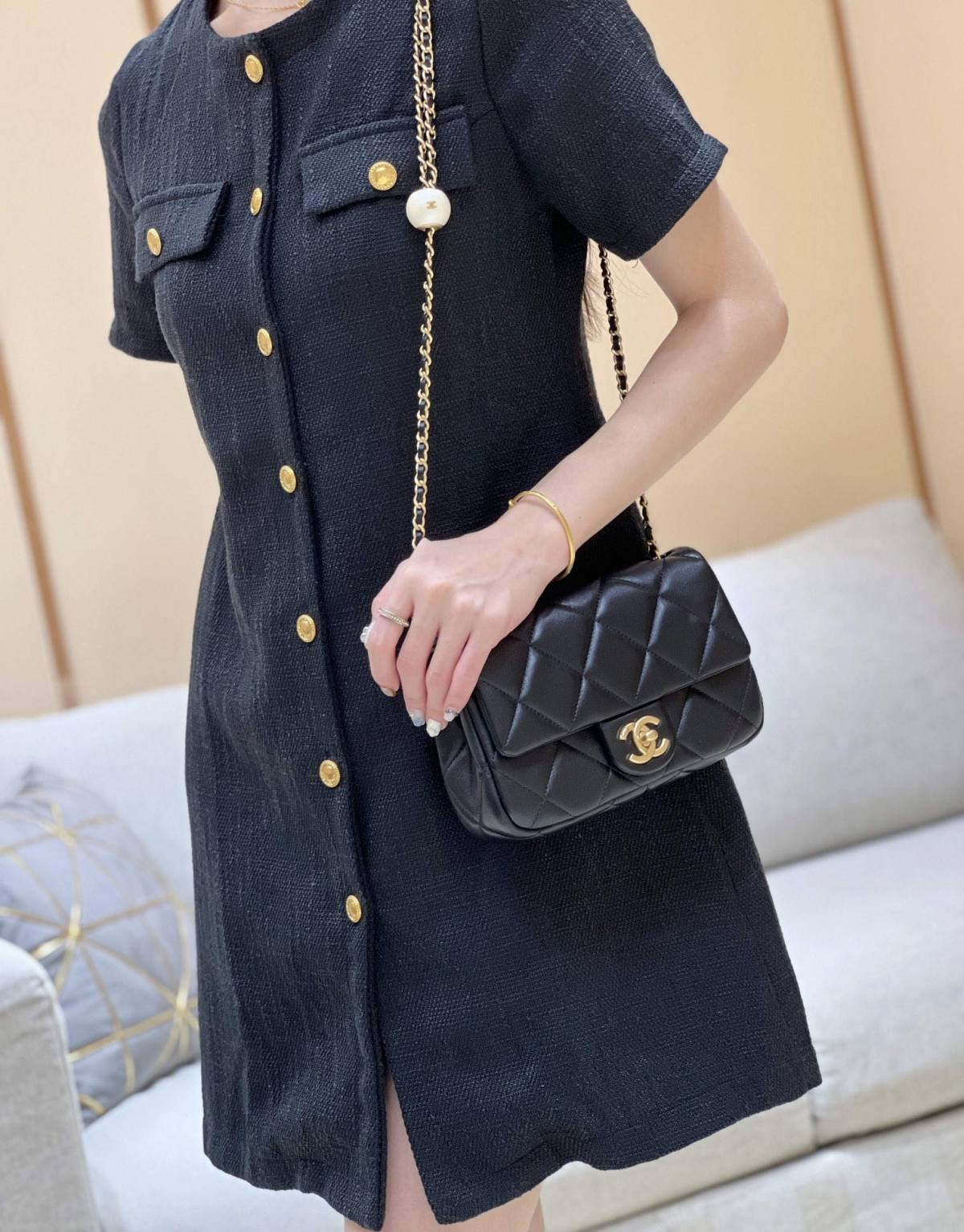 Ellebag super replica Chanel Small Flap Bag (AS4861): A Testament to Elegance and Craftsmanship (2024 Dec updated)-Ti o dara ju Didara iro Louis Vuitton apo Online itaja, Ajọra onise apo ru