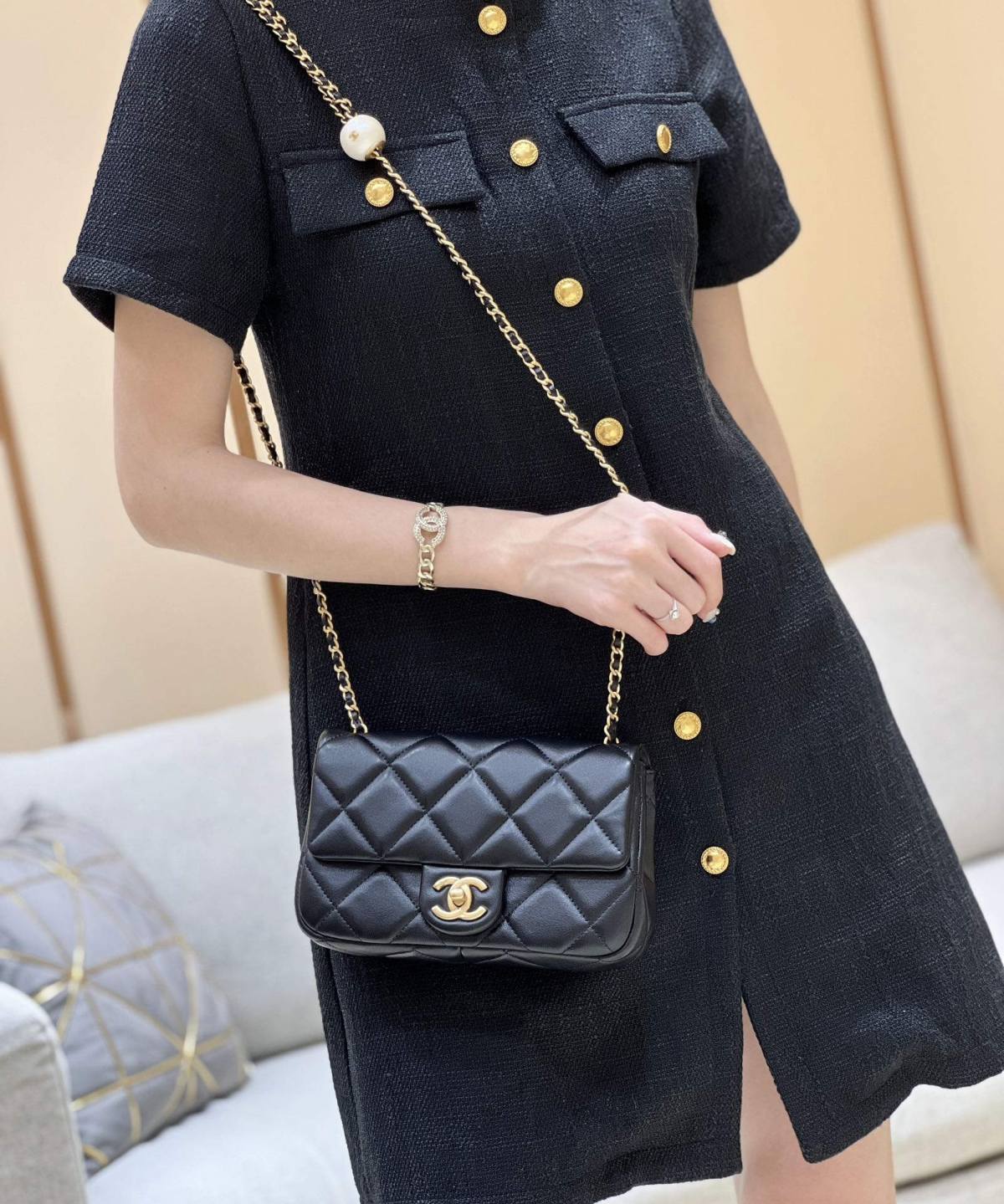 Ellebag super replica Chanel Small Flap Bag (AS4861): A Testament to Elegance and Craftsmanship (2024 Dec updated)-Ti o dara ju Didara iro Louis Vuitton apo Online itaja, Ajọra onise apo ru