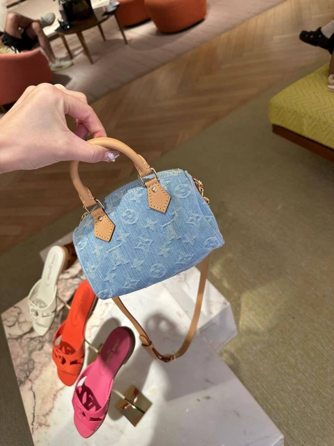 Ellebag’s Mastery: M11212 Nano Speedy Handbag – A Perfect 1:1 Replica of Louis Vuitton’s Iconic Denim Speedy(2024 Dec Updated)-Best Quality Fake Louis Vuitton Bag Online Store, Replica designer bag ru