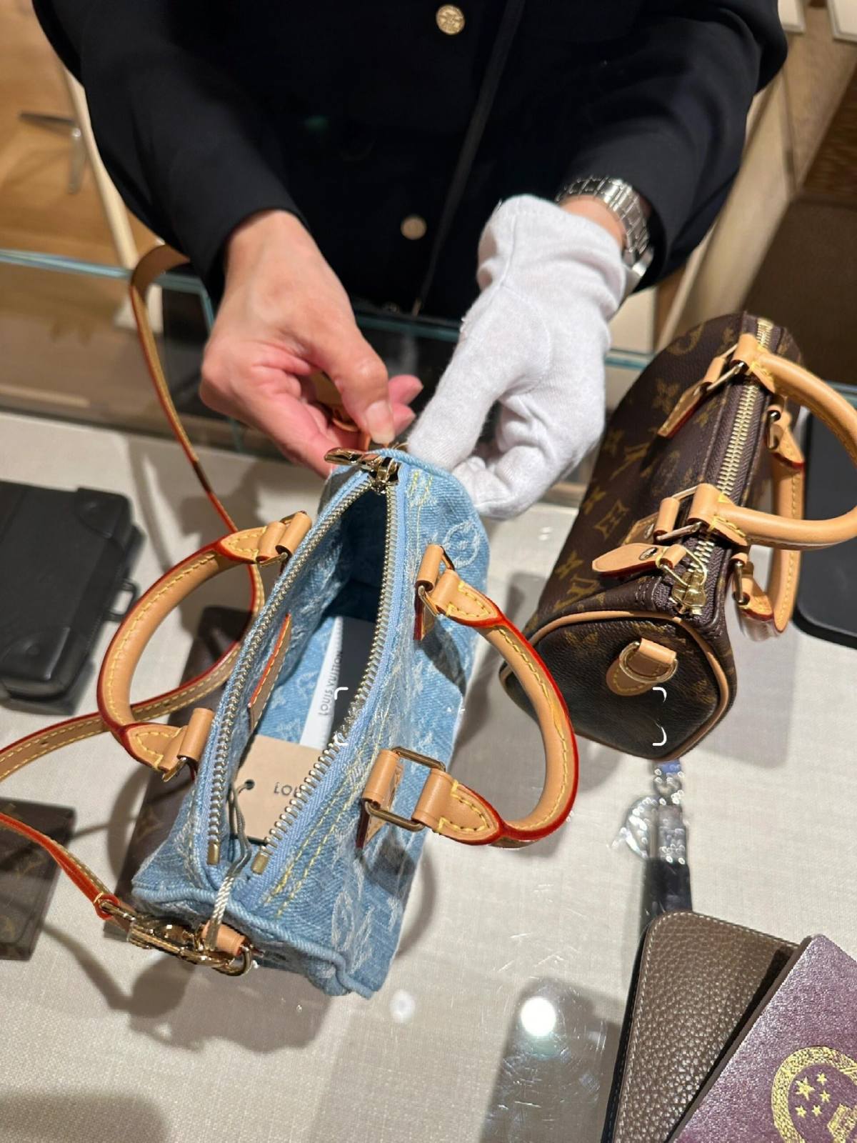 Ellebag’s Mastery: M11212 Nano Speedy Handbag – A Perfect 1:1 Replica of Louis Vuitton’s Iconic Denim Speedy(2024 Dec Updated)-Best Quality Fake Louis Vuitton Bag Online Store, Replica designer bag ru