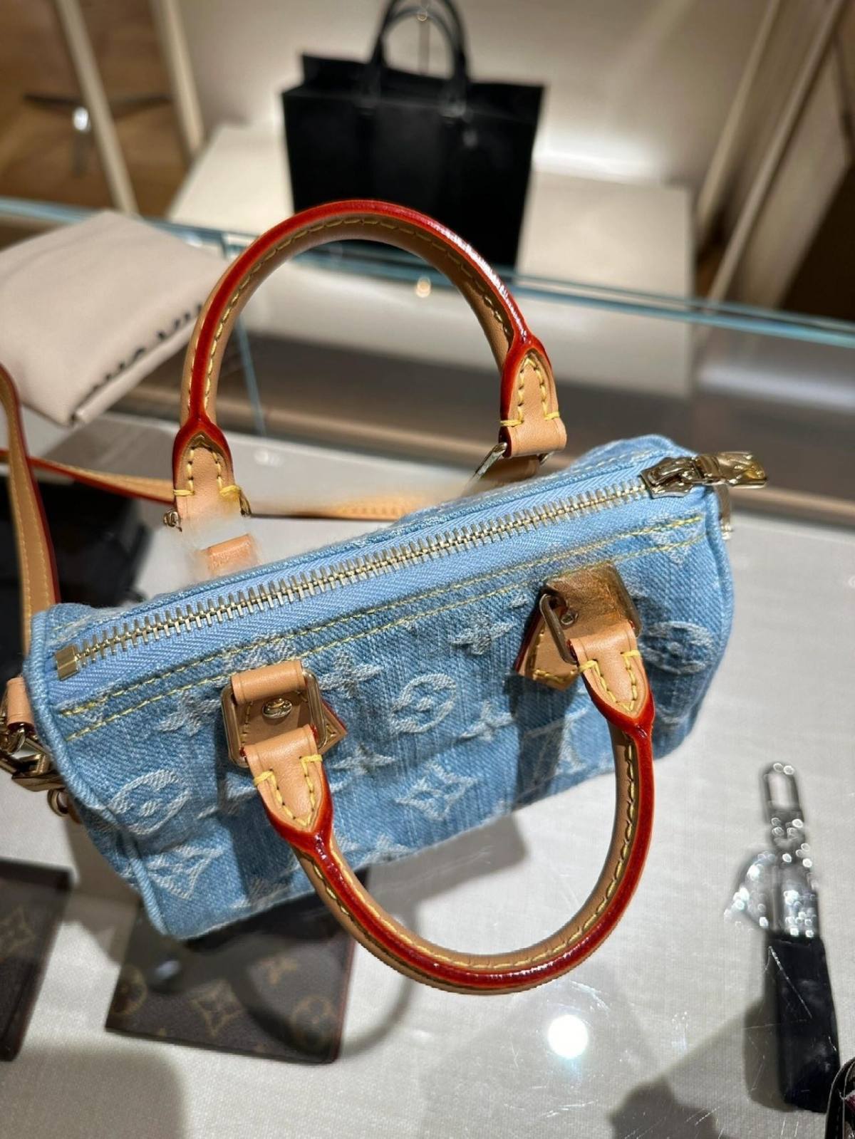 Ellebag’s Mastery: M11212 Nano Speedy Handbag – A Perfect 1:1 Replica of Louis Vuitton’s Iconic Denim Speedy(2024 Dec Updated)-Best Quality Fake Louis Vuitton Bag Online Store, Replica designer bag ru