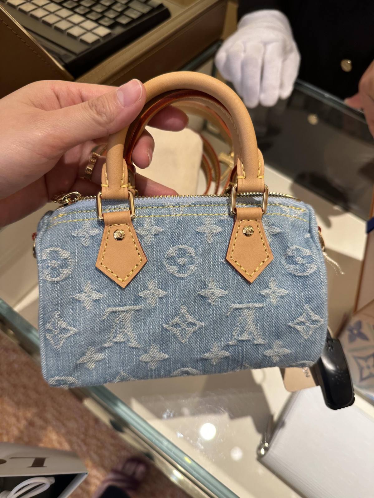 Ellebag’s Mastery: M11212 Nano Speedy Handbag – A Perfect 1:1 Replica of Louis Vuitton’s Iconic Denim Speedy(2024 Dec Updated)-Best Quality Fake Louis Vuitton Bag Online Store, Replica designer bag ru