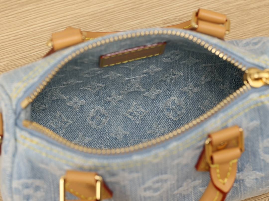 Ellebag’s Mastery: M11212 Nano Speedy Handbag – A Perfect 1:1 Replica of Louis Vuitton’s Iconic Denim Speedy(2024 Dec Updated)-Best Quality Fake Louis Vuitton Bag Online Store, Replica designer bag ru