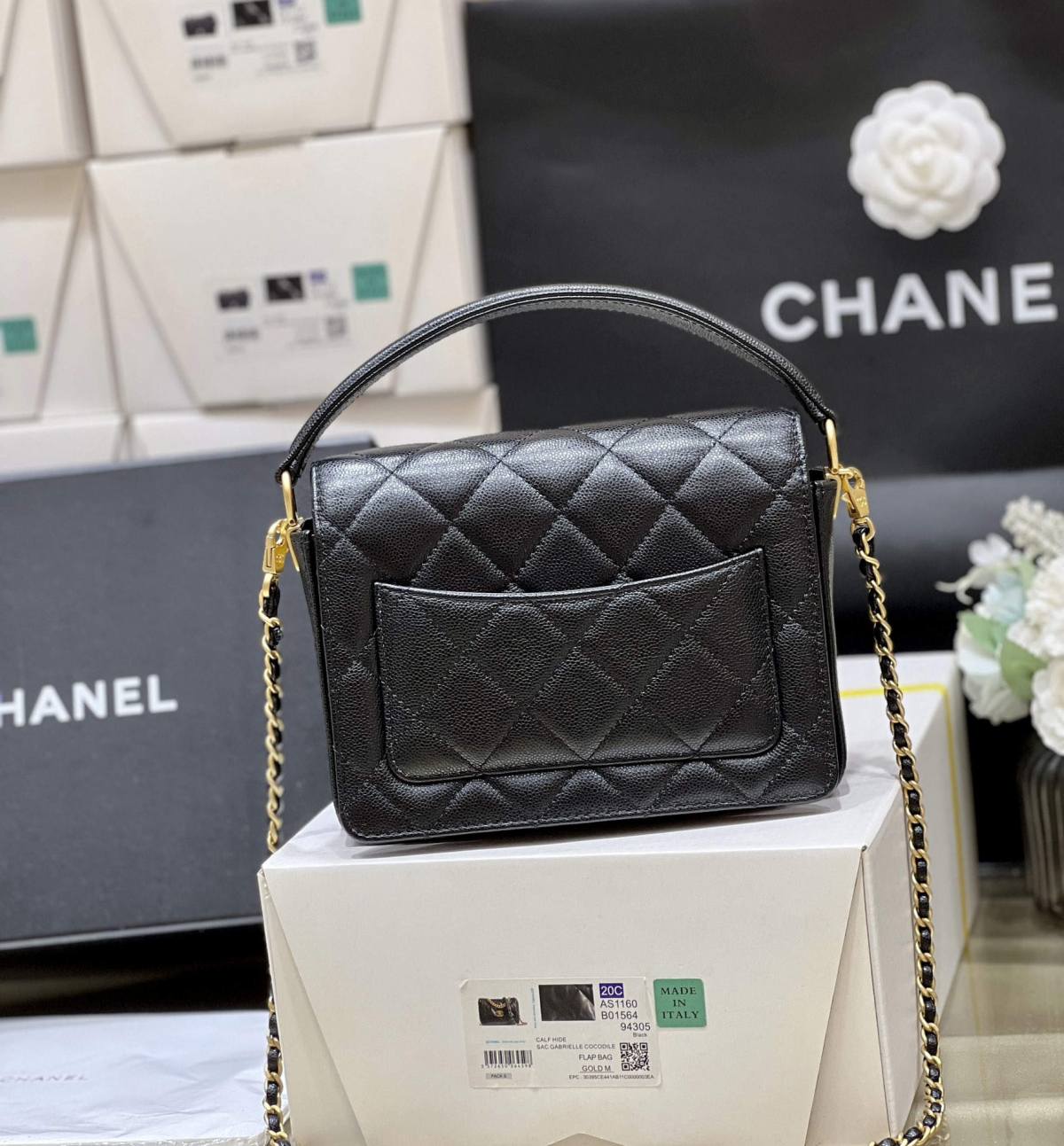 Ellebag top fake Chanel’s Flap Bag with Top Handle in Grained Shiny Calfskin(2024 Dec Updated)-L-Aħjar Kwalità Foloz Louis Vuitton Bag Online Store, Replica designer bag ru