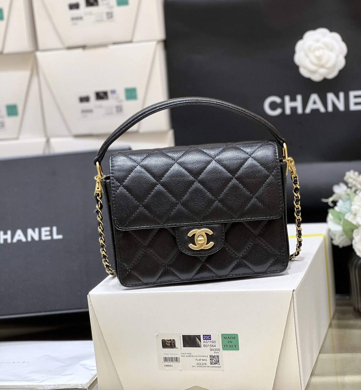 Ellebag top fake Chanel’s Flap Bag with Top Handle in Grained Shiny Calfskin(2024 Dec Updated)-L-Aħjar Kwalità Foloz Louis Vuitton Bag Online Store, Replica designer bag ru