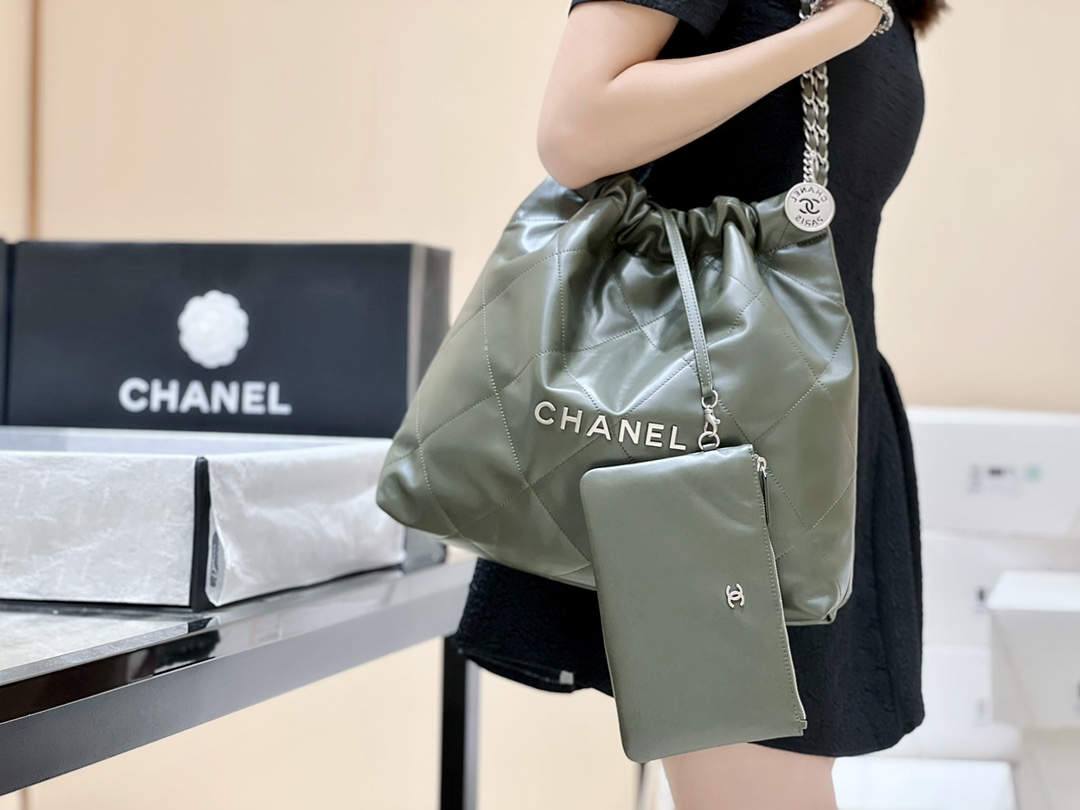 Ellebag top replica Chanel 22 Handbag in Green: A Testament to Excellence in Craftsmanship(2024 Dec Updated)-L-Aħjar Kwalità Foloz Louis Vuitton Bag Online Store, Replica designer bag ru