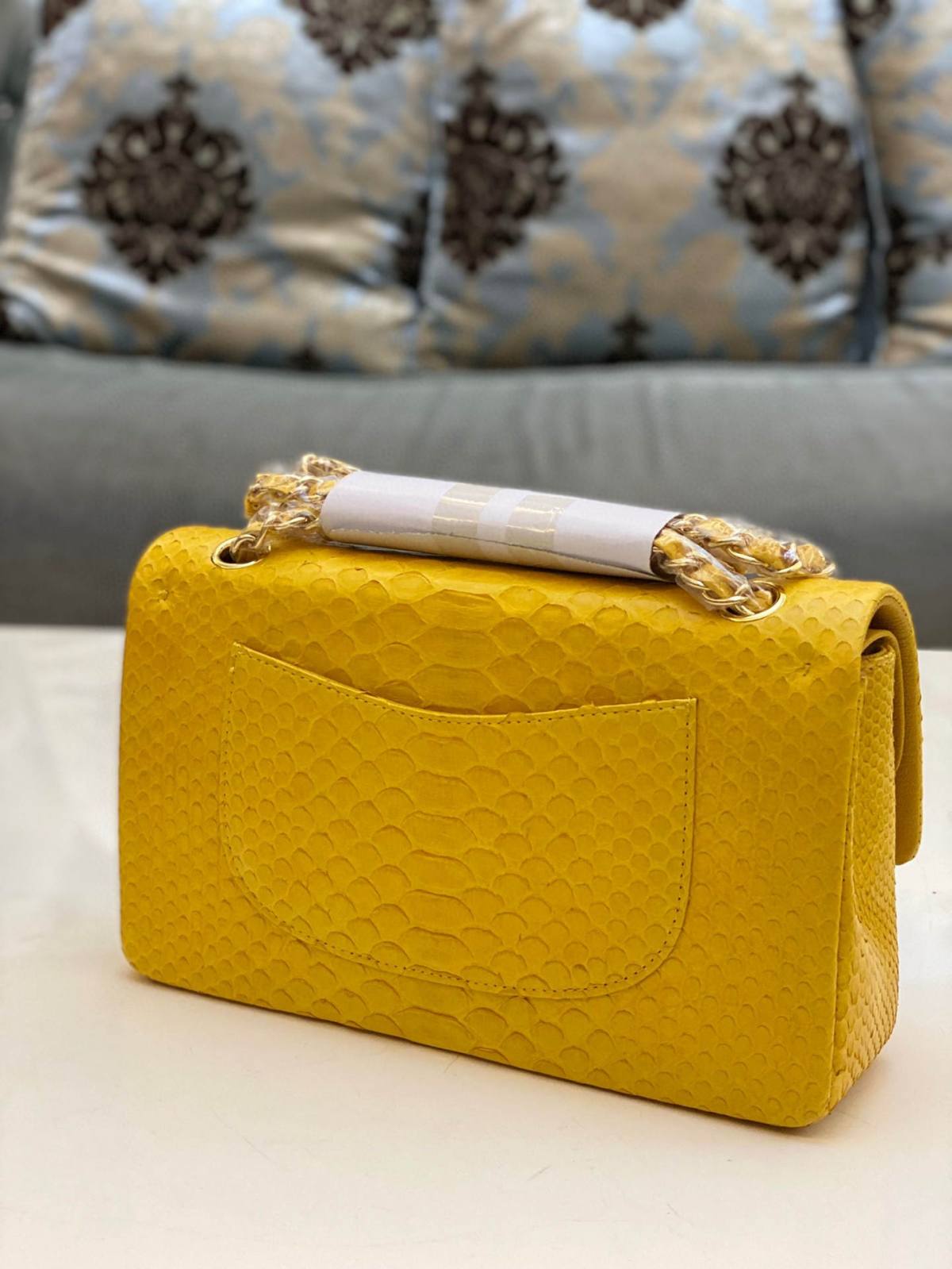 Ellebag top replica Chanel Classic Flap Bag: The 25.5cm Python Leather Edition(2024 Dec Updated)-L-Aħjar Kwalità Foloz Louis Vuitton Bag Online Store, Replica designer bag ru