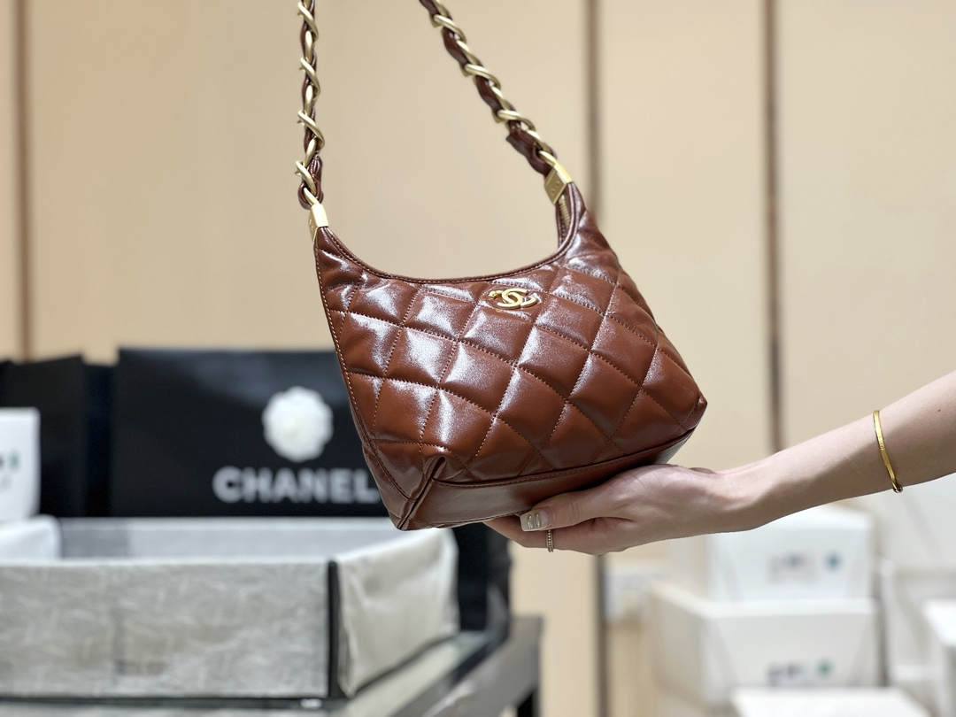 Ellebag top replica The Chanel Small Hobo Bag in Brown: 2024’s Must-Have Accessory(2024 Dec Updated)-Ti o dara ju Didara iro Louis Vuitton apo Online itaja, Ajọra onise apo ru