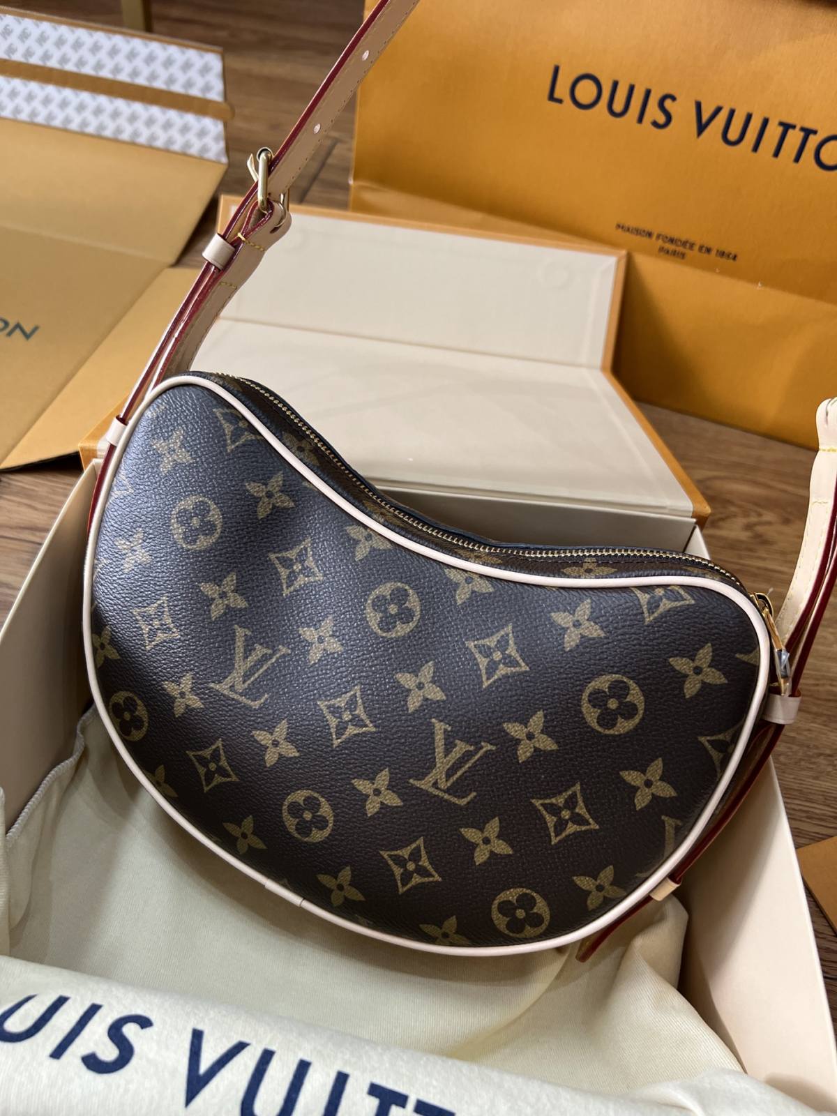 Ellebag’s 1:1 Replica Journey of the Louis Vuitton M46828 Croissant Handbag(2024 Dec Updated)-ఉత్తమ నాణ్యత నకిలీ లూయిస్ విట్టన్ బ్యాగ్ ఆన్‌లైన్ స్టోర్, రెప్లికా డిజైనర్ బ్యాగ్ రు