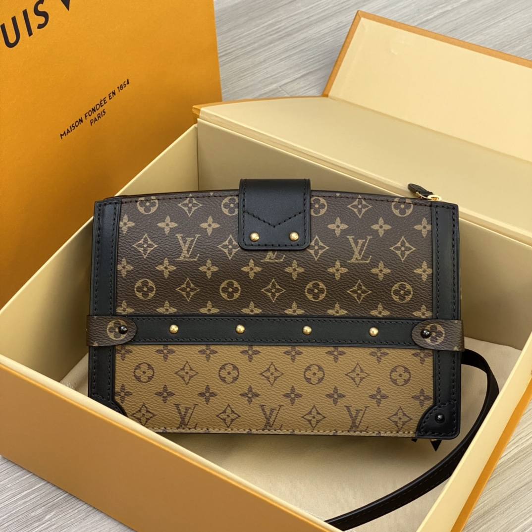 Ellebag’s 1:1 Replica of Louis Vuitton M43596 Soft Box Bag(2024 Dec Updated)-Tayada ugu Fiican ee Louis Vuitton Boorsada Online Store, Bac naqshadeeye nuqul ah