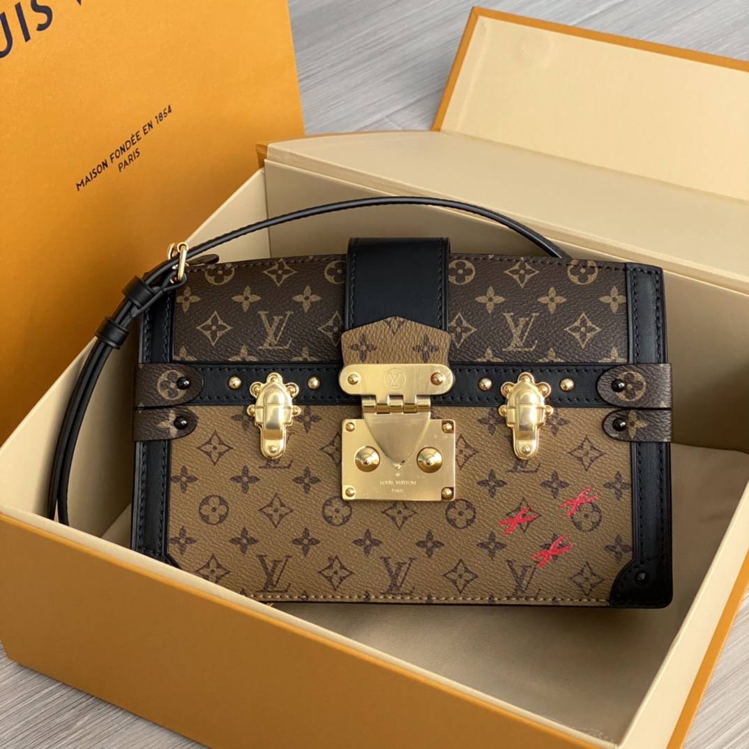 Ellebag’s 1:1 Replica of Louis Vuitton M43596 Soft Box Bag(2024 Dec Updated)-Tayada ugu Fiican ee Louis Vuitton Boorsada Online Store, Bac naqshadeeye nuqul ah