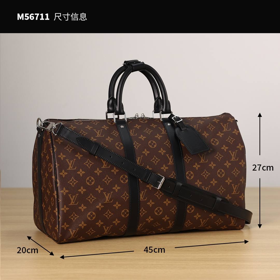 Ellebag’s 1:1 Replica of Louis Vuitton M56711 Keepall Bandoulière 45 – Mastering Travel Luxury(2024 Dec Updated)-Best Quality Fake Louis Vuitton Bag Online Store, Replica designer bag ru