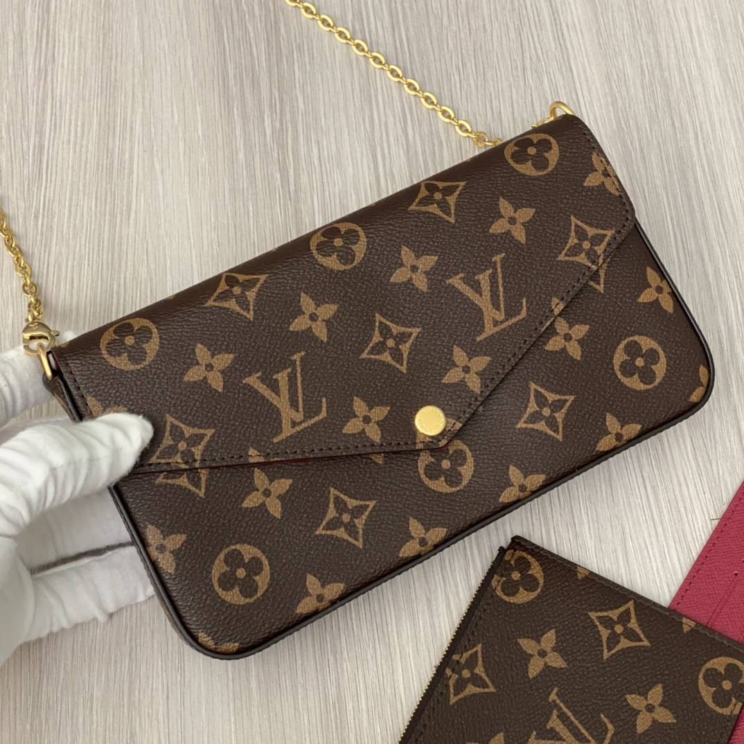 Ellebag’s 1:1 Replica of Louis Vuitton M61276 Pochette Félicie Chain Bag(2024 Dec Updated)-Best Quality Fake Louis Vuitton Bag Online Store, Replica designer bag ru