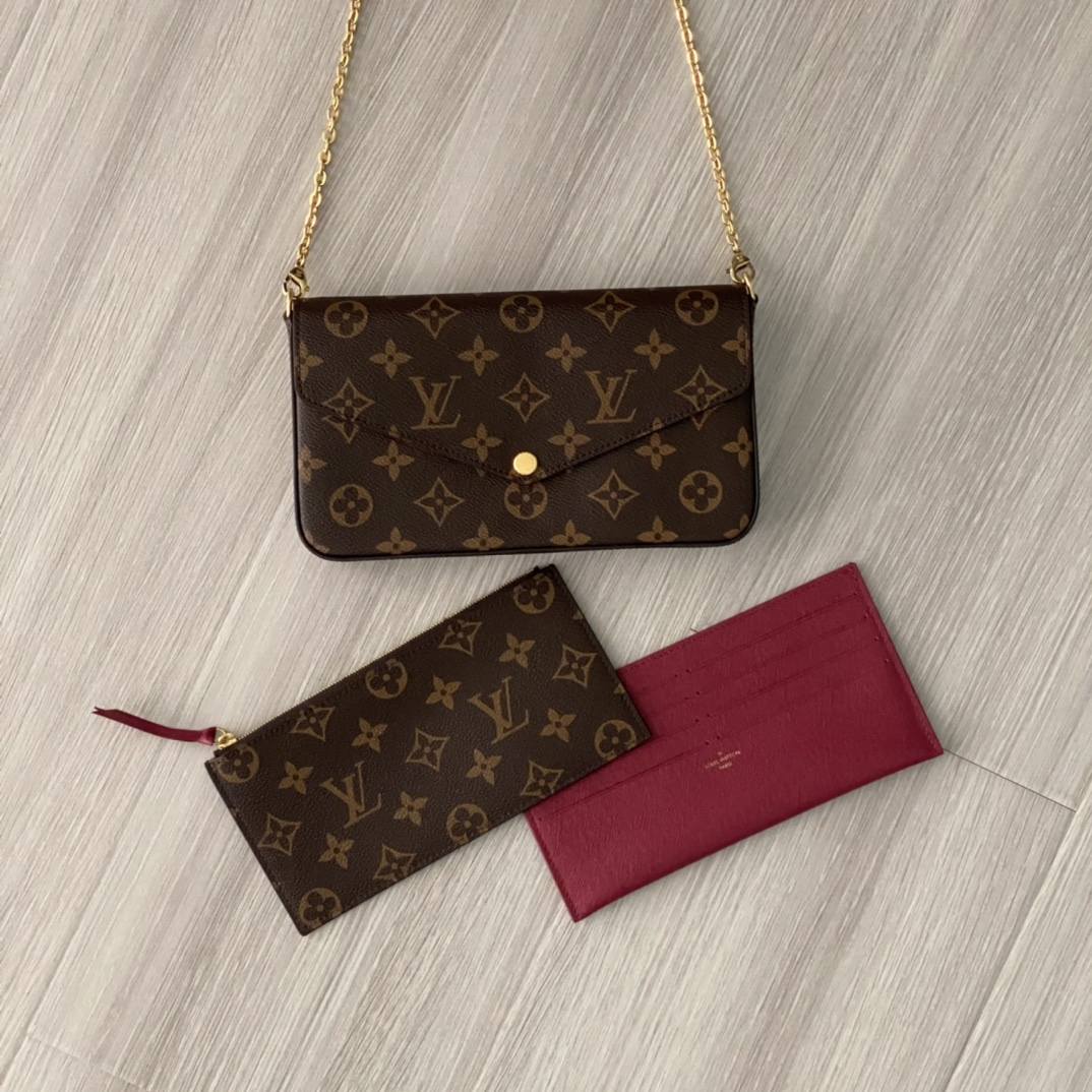 Ellebag’s 1:1 Replica of Louis Vuitton M61276 Pochette Félicie Chain Bag(2024 Dec Updated)-Best Quality Fake Louis Vuitton Bag Online Store, Replica designer bag ru