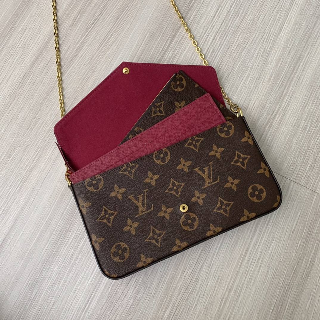 Ellebag’s 1:1 Replica of Louis Vuitton M61276 Pochette Félicie Chain Bag(2024 Dec Updated)-Best Quality Fake Louis Vuitton Bag Online Store, Replica designer bag ru